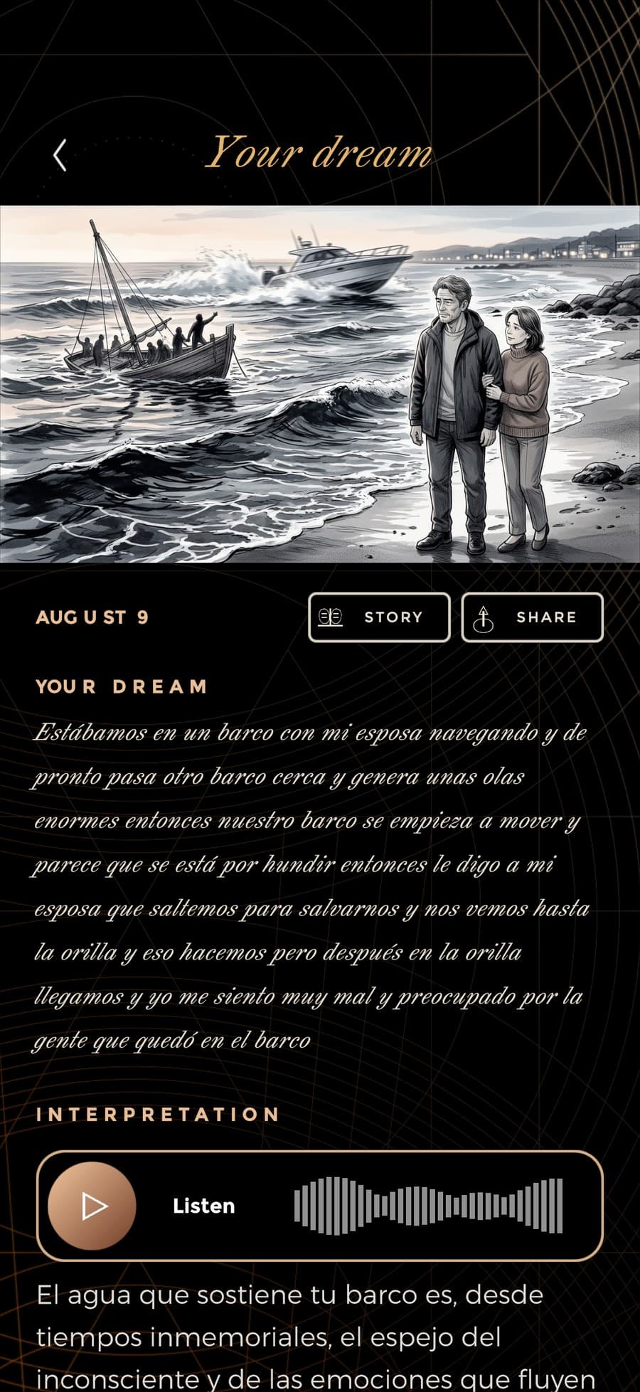 A decoded dream